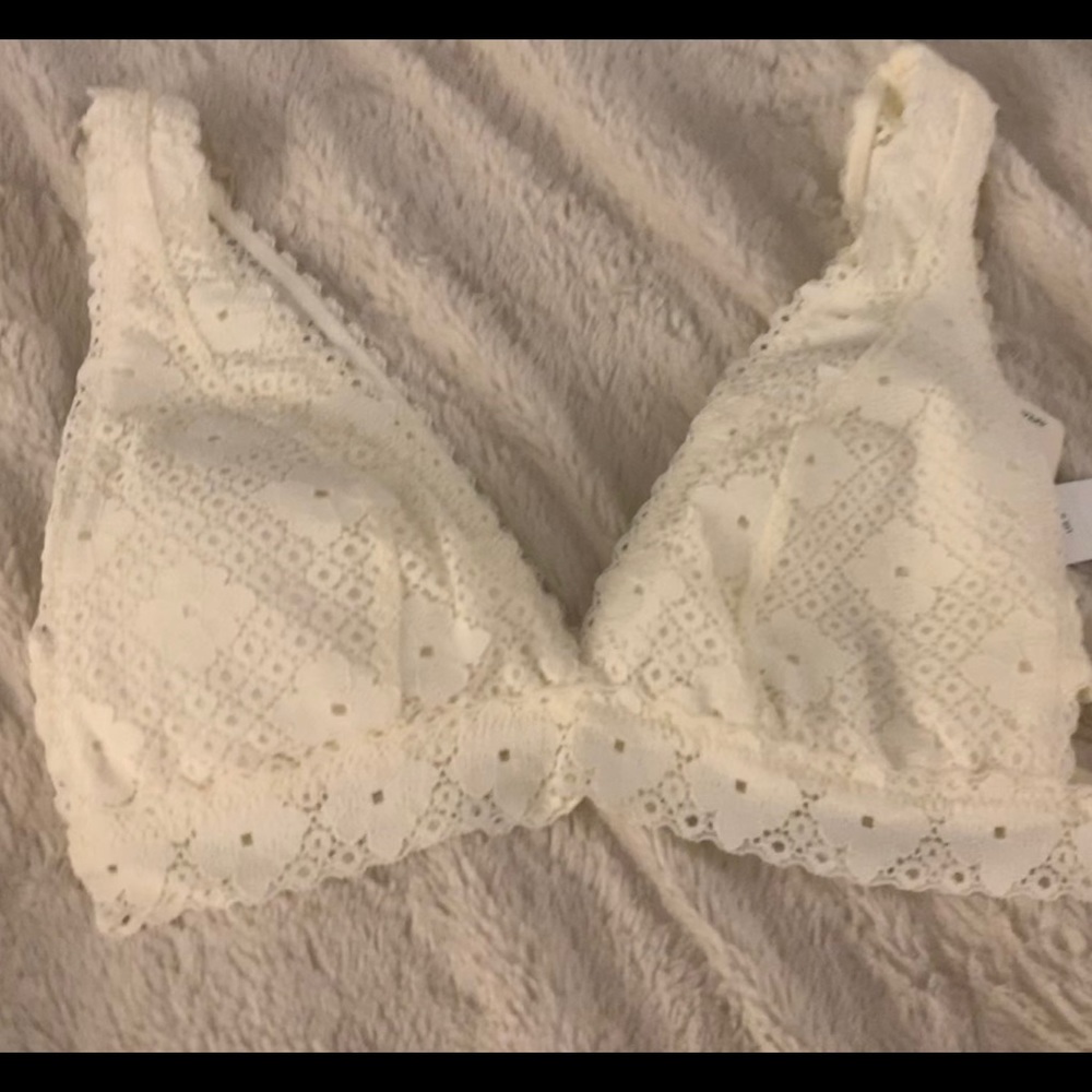 Aerie Island Lace Plunge Bralette
